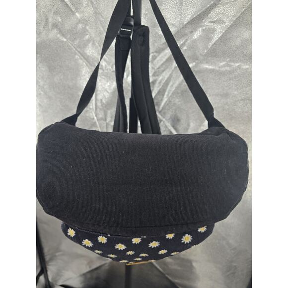 Jessica Simpson Black W/Daisy's Corduroy Backpack - Picture 7 of 7